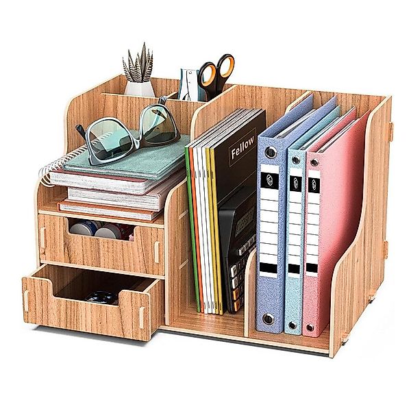 HT Schreibtisch Organizer, Stehsammler Holz, Dokumentenablage, günstig online kaufen
