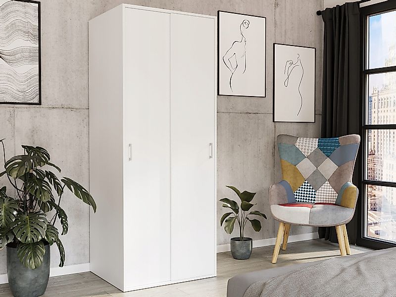 Home Collective Kleiderschrank mit Schiebetüren, mit günstig online kaufen