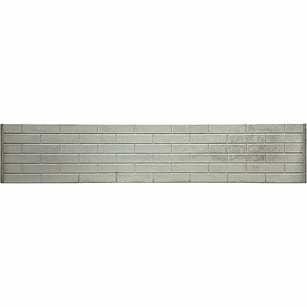 Betonzaun-Platte Steinglatt 200 cm x 38,5 cm x 3 cm günstig online kaufen