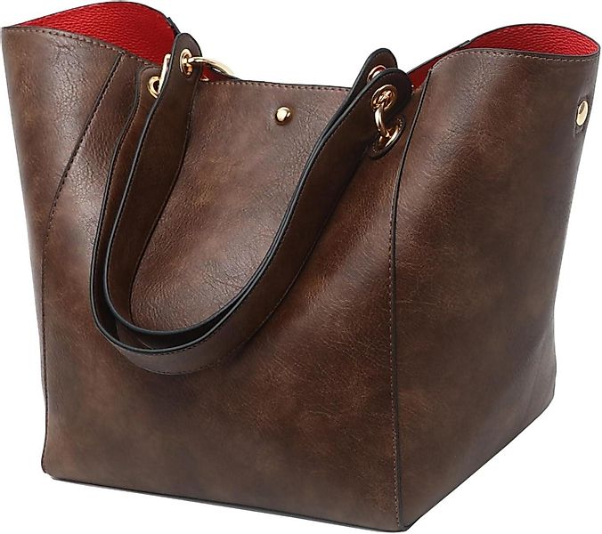 LuxusKollektion Henkeltasche Damen Henkeltaschen Leder Groß günstig online kaufen
