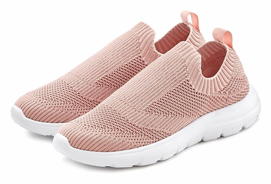 LASCANA Sneaker "Slip-On-Sneaker," Slipper, Halbschuh ultraleicht und zum R günstig online kaufen