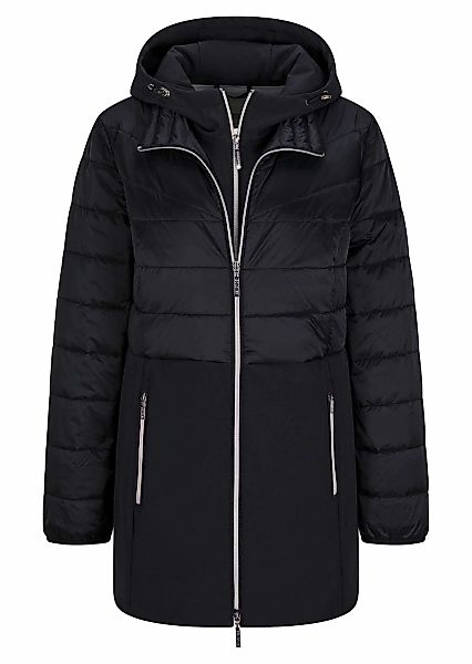 GOLDNER Langmantel "Kurzgröße Steppmantel mit Softshell-Einsatz" günstig online kaufen