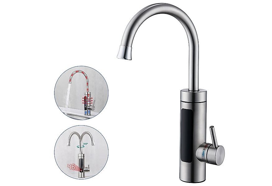 HOMELIVE Küchenarmatur mit durchlauferhitzer,Spültischarmatur küche,küchena günstig online kaufen