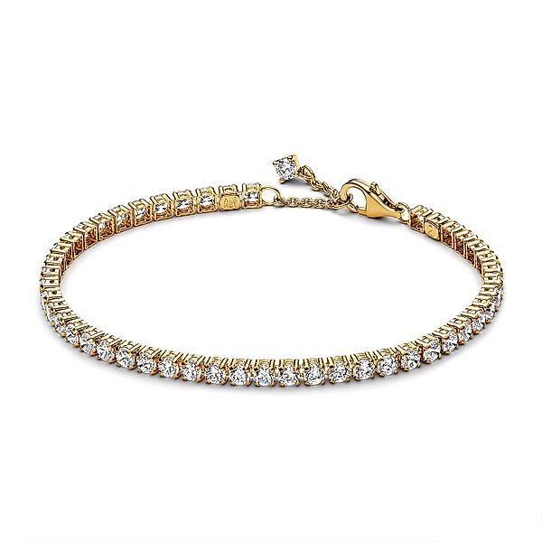 Pandora Tennisarmband Funkelndes Tennisarmband Goldfarben günstig online kaufen