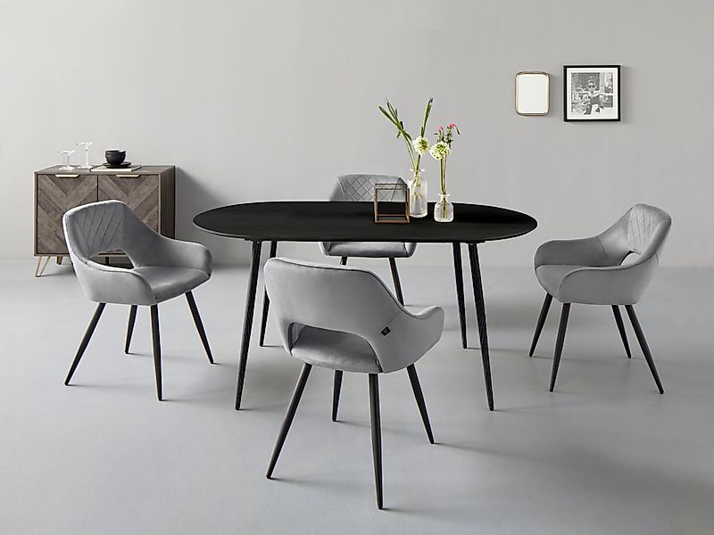 Leonique Esstisch "Eadwine, Topseller Ovaler Tisch, Küchentisch" OTTOs Choi günstig online kaufen