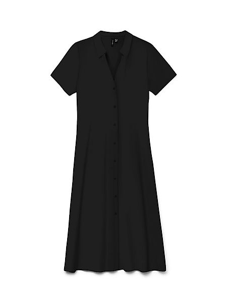 Vero Moda Blusenkleid VMJOSIE S/S CALF SHIRT DRESS WVN GA Viskosemischung, günstig online kaufen