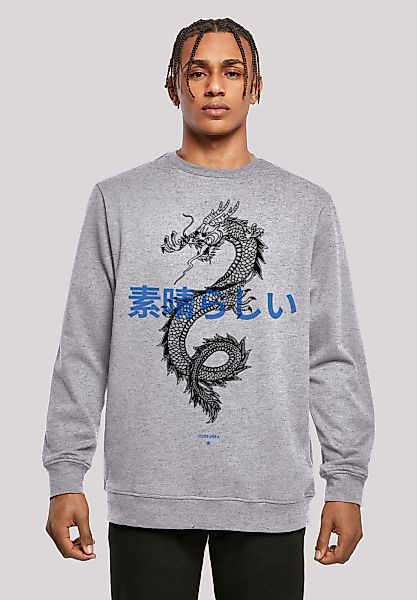 F4NT4STIC Kapuzenpullover "Drache Lila" Print günstig online kaufen