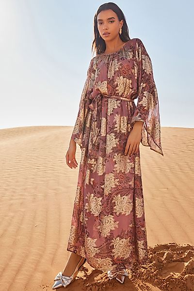 Next Partykleid Langärmeliges Metallic-Kleid für besondere günstig online kaufen