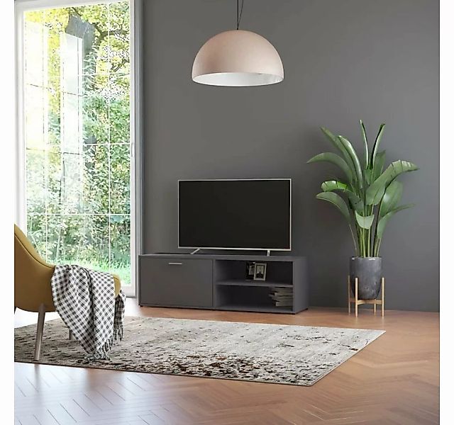 furnicato TV-Schrank Grau 120x34x37 cm Holzwerkstoff günstig online kaufen