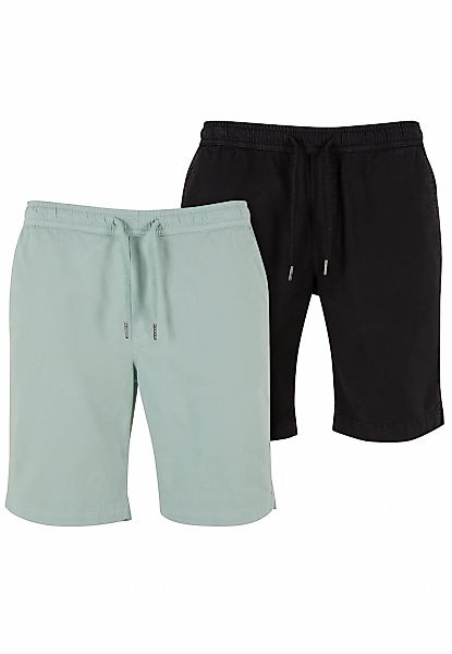URBAN CLASSICS Shorts "Urban Classics Stretch Twill Joggshorts 2-Pack", (1 günstig online kaufen