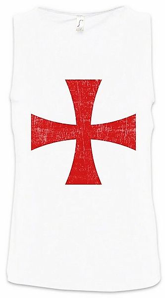Urban Backwoods Tanktop Templar Cross I Ärmelloses T-Shirt Rotes Templer Or günstig online kaufen