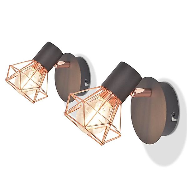 vidaXL Wandleuchte Wandleuchten 2 Stk. mit günstig online kaufen