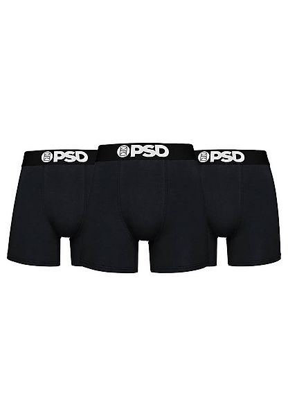 PSD Boxershorts PSD CTN SOLIDS BLK 5I 3PK (1-St) günstig online kaufen
