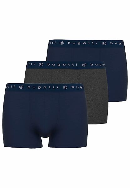 bugatti Slip "Mailand", breiter Bund, mit Logo, atmungsaktiv, Baumwollmix, günstig online kaufen