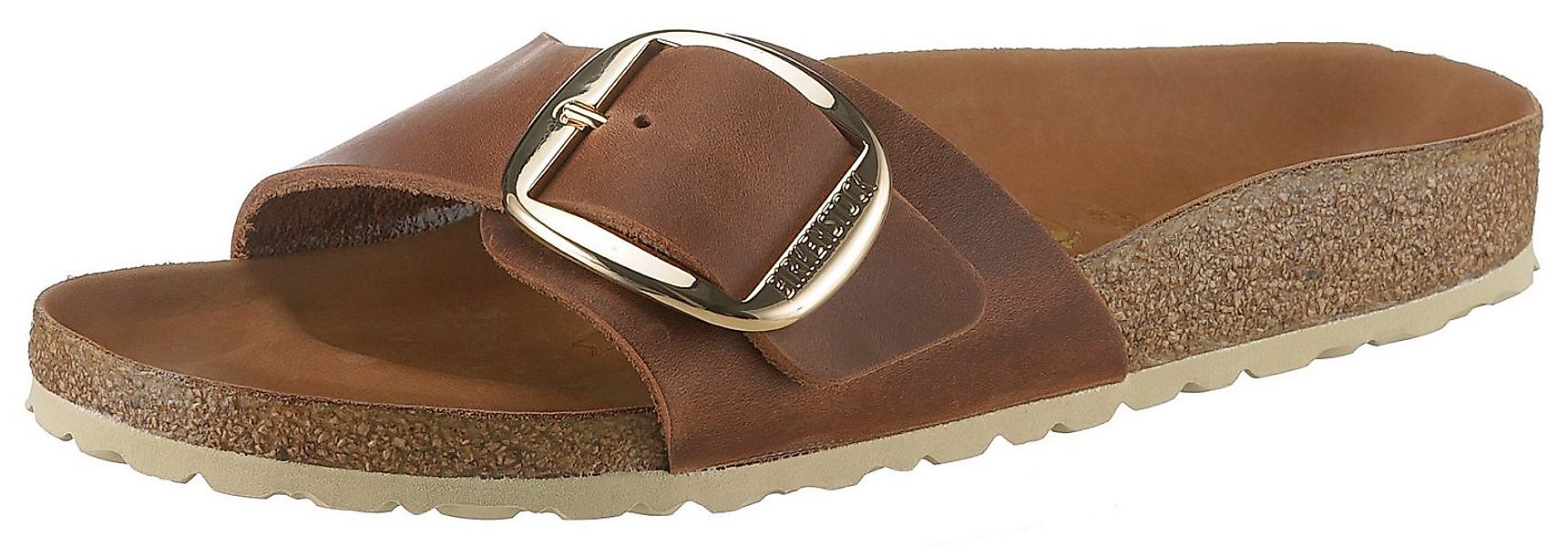 Birkenstock MADRID BIG BUCKLE Pantolette mit ergonomisch geformtem Fußbett, günstig online kaufen