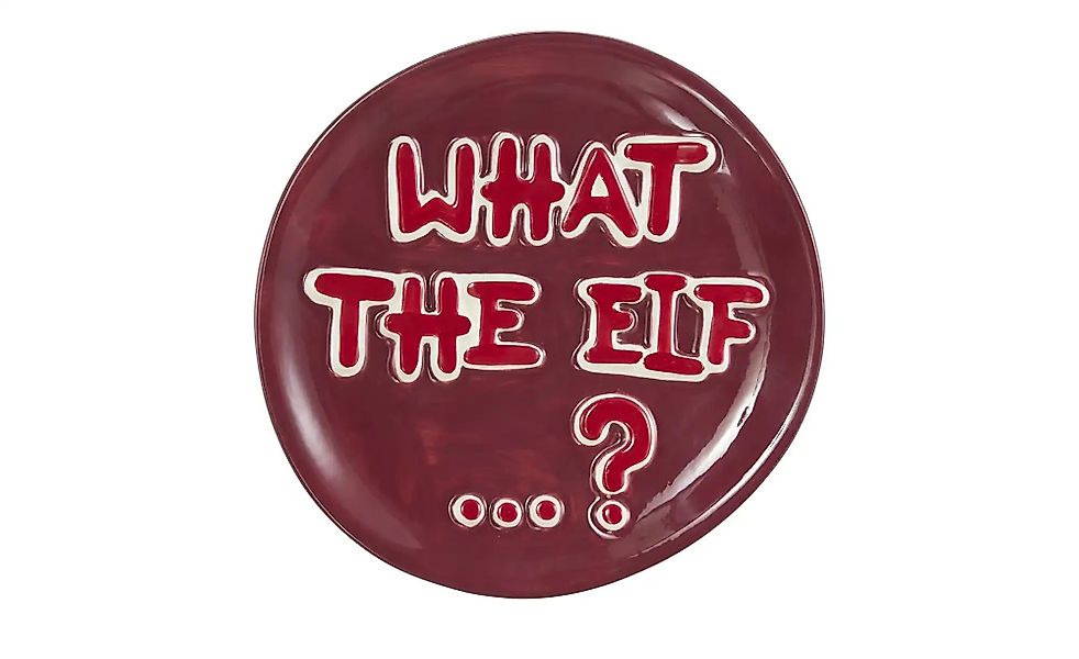 HOME STORY Deko Teller   ¦ Dolomite ¦ Maße (cm): H: 2  Ø: 20.5 Weihnachten günstig online kaufen