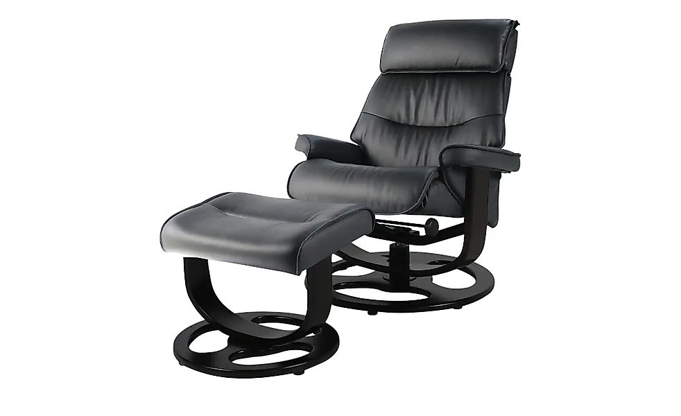 uno Sessel-Hocker-Set mit Relaxfunktion Ben ¦ schwarz ¦ Maße (cm): B: 80 H: günstig online kaufen