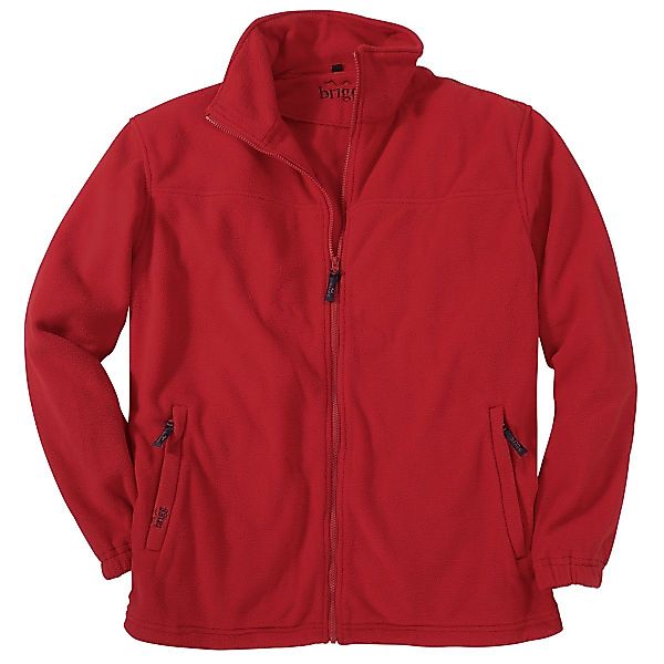 Brigg Fleecejacke Brigg Fleecejacke Übergröße rot günstig online kaufen