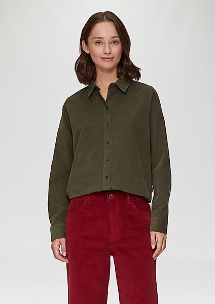 s.Oliver Langarmbluse Cordbluse im Relaxed Fit günstig online kaufen