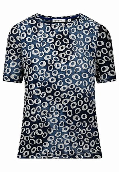 BICALLA T-Shirt Shirt T&D Circles - 10/blue-white (1-tlg) günstig online kaufen
