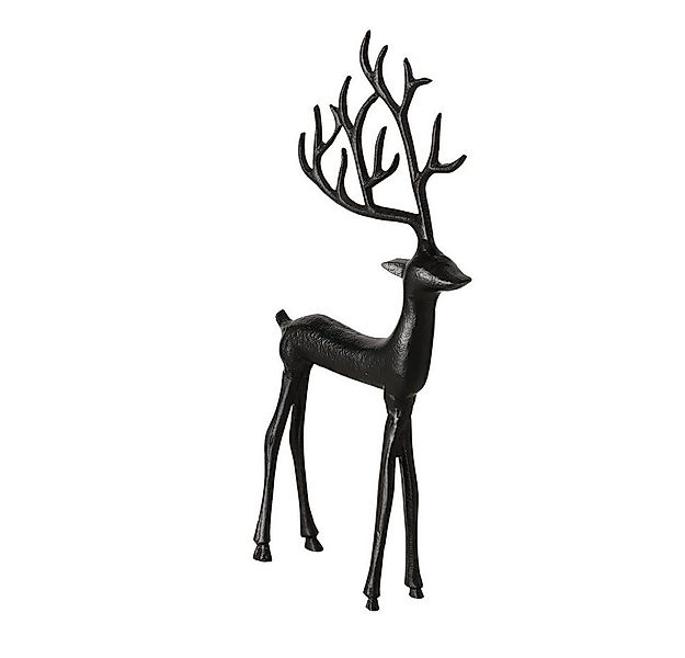 BOLTZE Dekoobjekt Boltze Figur Rupert, Hirsch, schwarz, H 38cm, 2061294 günstig online kaufen
