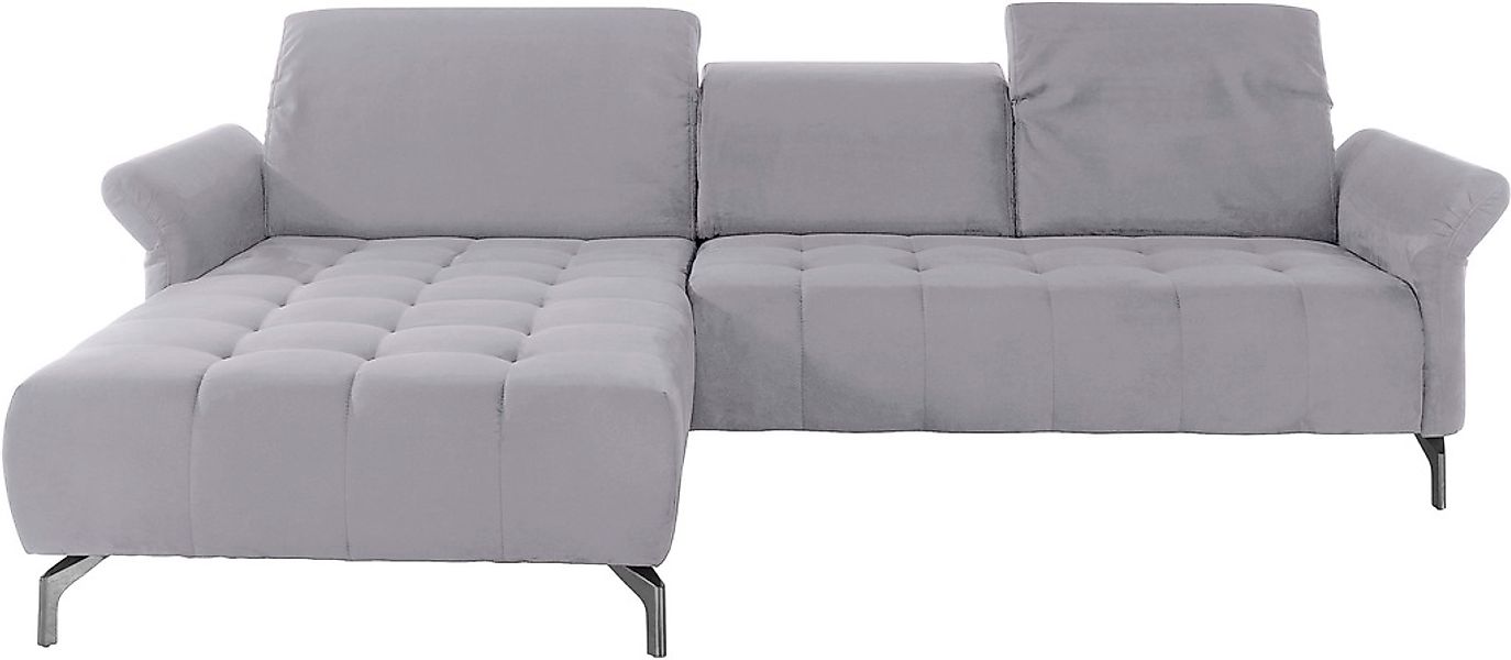INOSIGN Ecksofa "Fresh L-Form", Federkern, wahlweise Kopfteilverstellung un günstig online kaufen