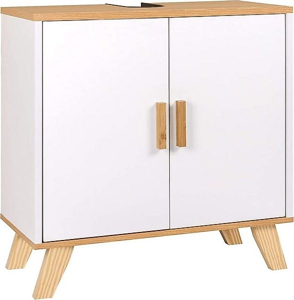 EUGAD Waschbeckenunterschrank (1-St) Badezimmerschrank mit 2 günstig online kaufen