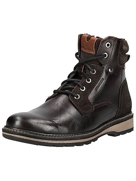 Bullboxer Stiefelette Leder/Textil . Schnürstiefelette günstig online kaufen