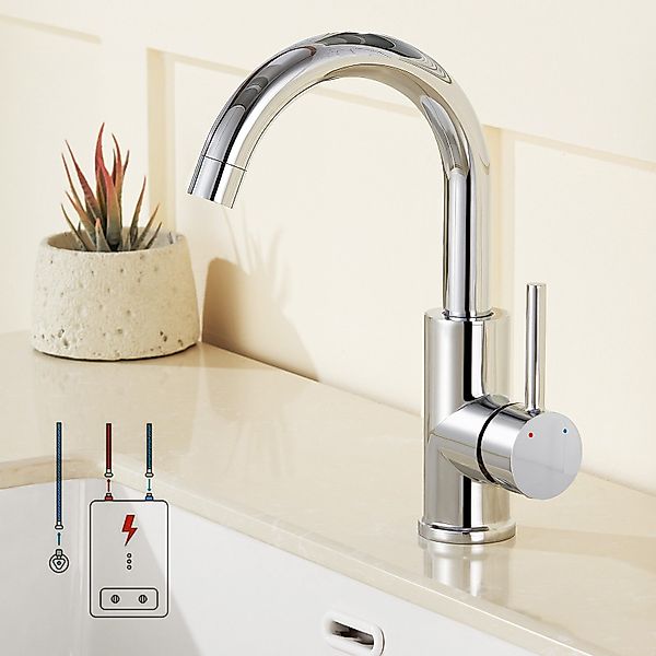 Auralum Max Waschtischarmatur 360° Niederdruck Wasserhahn günstig online kaufen