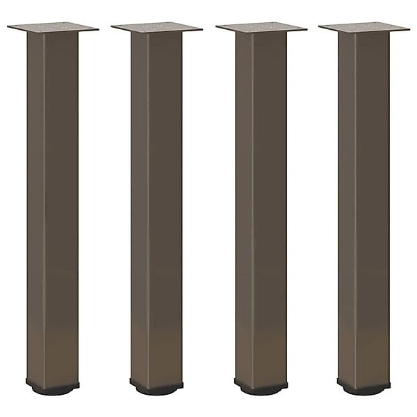 vidaXL Konsolentischbeine 4 Stk Naturstahl 72-74 cm Stahl 4012471 günstig online kaufen