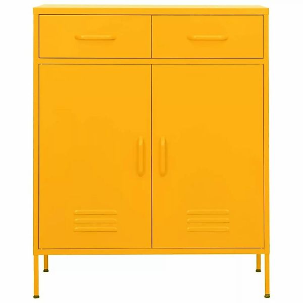 Lagerschrank Senfgelb 80x35x101,5 Cm Stahl günstig online kaufen