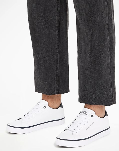 Tommy Hilfiger TH HI VULC CORE LOW LEATHER ESS Sneaker, Freizeitschuh, Halb günstig online kaufen