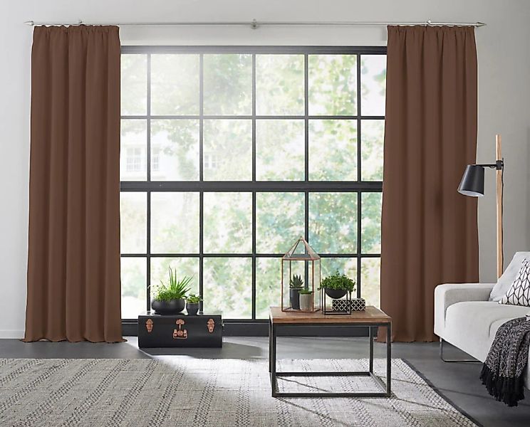 Wirth Vorhang "Dim out" Kräuselband 1 Stk. tlg. günstig online kaufen