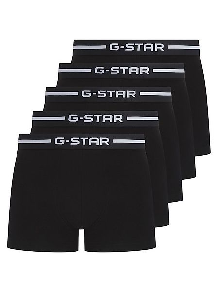 G-STAR Boxershorts HEMLOCK, 5 PACK TRUNKS (Packung, 5-St) Bund mit Logoschr günstig online kaufen