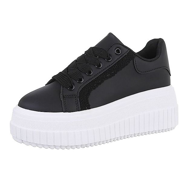Ital-Design Damen Low-Top Freizeit Sneaker (88460295) Keilabsatz/Wedge Snea günstig online kaufen