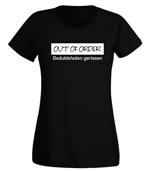 G-graphics T-Shirt Damen T-Shirt - Out of Order – Geduldsfaden gerissen Sli günstig online kaufen