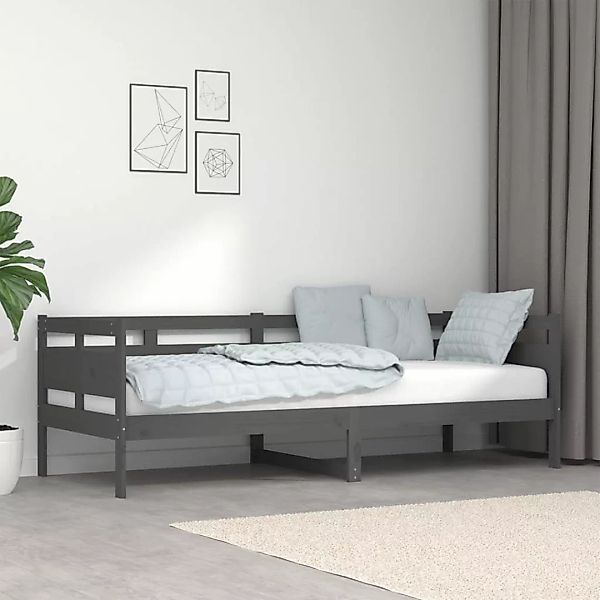 Vidaxl Tagesbett Grau Massivholz Kiefer 80x200 Cm günstig online kaufen
