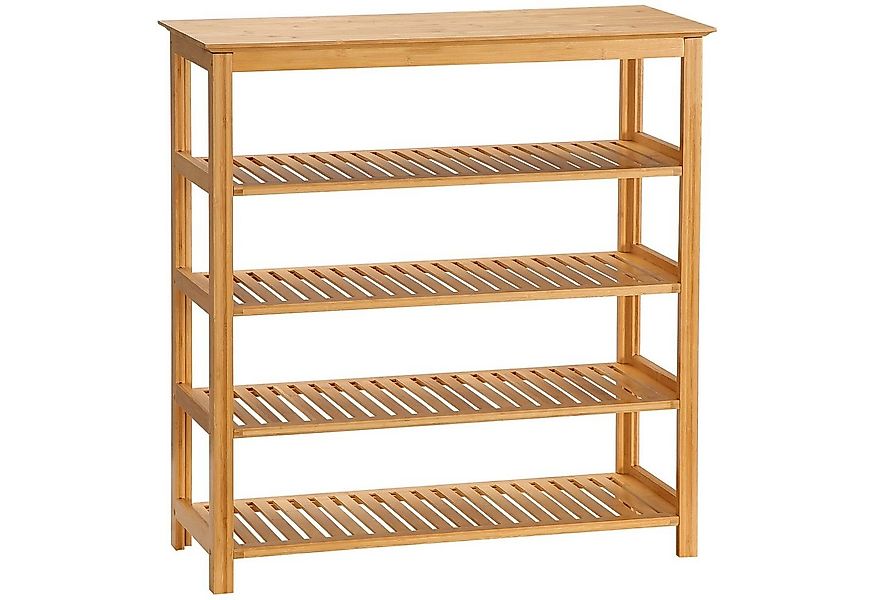 HOMCOM Schuhregal Schuhablage mit 5 Ebenen, Schuhständer 1-tlg., für max. 2 günstig online kaufen