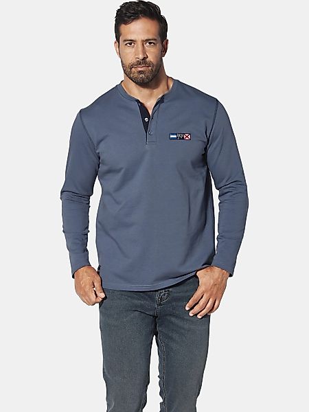 Jan Vanderstorm Sweatshirt JORNSEN mit JV-Stickerei günstig online kaufen