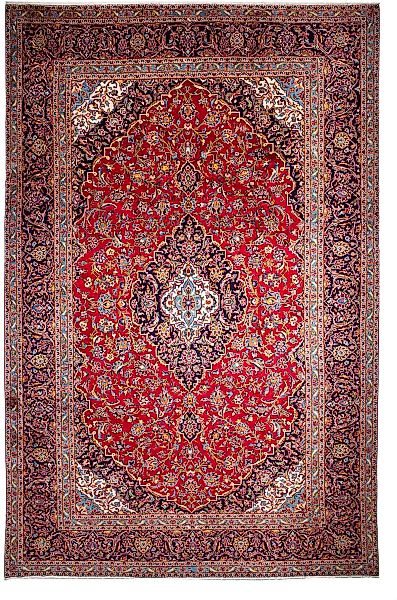morgenland Orientteppich »Perser - Keshan - 386 x 252 cm - dunkelrot«, rech günstig online kaufen