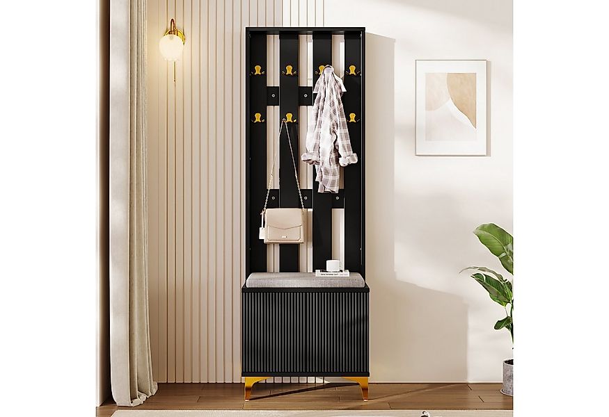 Celya Garderoben-Set Garderobenset mit Schuhbank und Kissen, Garderobenfron günstig online kaufen