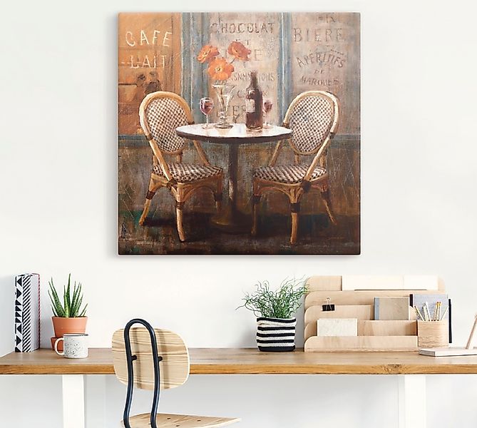Artland Wandbild »Triff mich im Cafe I«, Restaurant & Cafés, (1 St.), als L günstig online kaufen