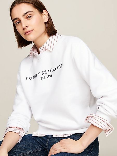 Tommy Hilfiger Sweatshirt "MDRN REG CORP LOGO C-NK SWTSHRT", mit Logoschrif günstig online kaufen