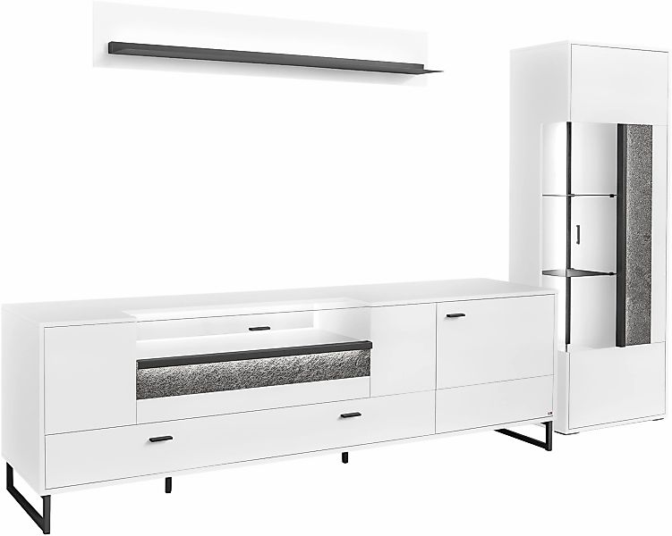 set one by Musterring TV-Wand "Deltona", (3 St.), Zierelemente aus Sandstei günstig online kaufen