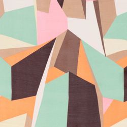 halsüberkopf Accessoires Modeschal Chiffon Geometric, Druckschal günstig online kaufen