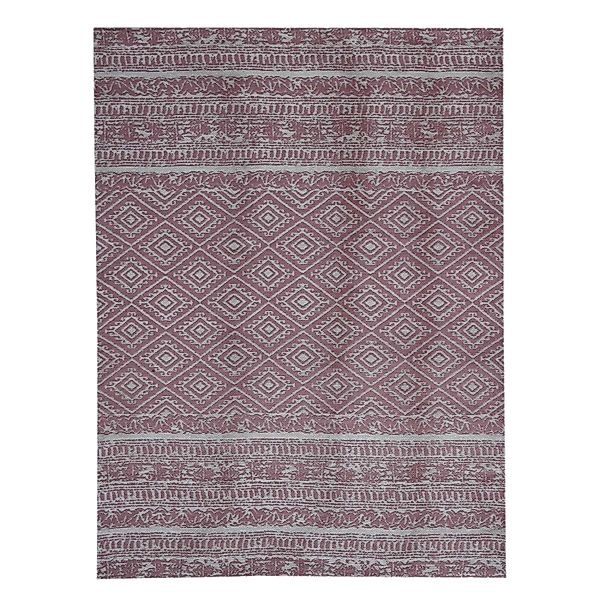 MeGusta Flachflor Teppich Vintage Pink Polyester 80x150 cm Luisa günstig online kaufen