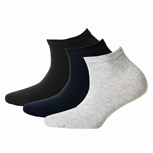 BJÖRN BORG Unisex Sneaker Socken - Basic Kurzsocken, Solid Essential, 3er P günstig online kaufen