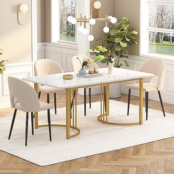 BlingBin Esstisch moderner Küchentisch für Esszimmer günstig online kaufen