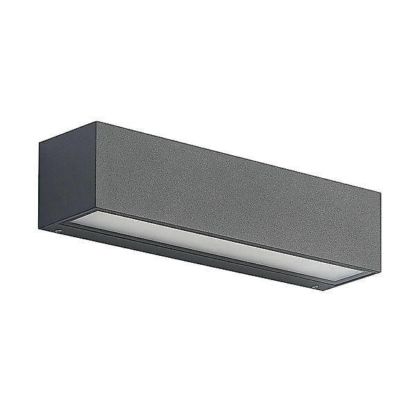 Arcchio LED Wandleuchte Außen Lengo 9616262 Modern in Schwarz aus Aluminium günstig online kaufen
