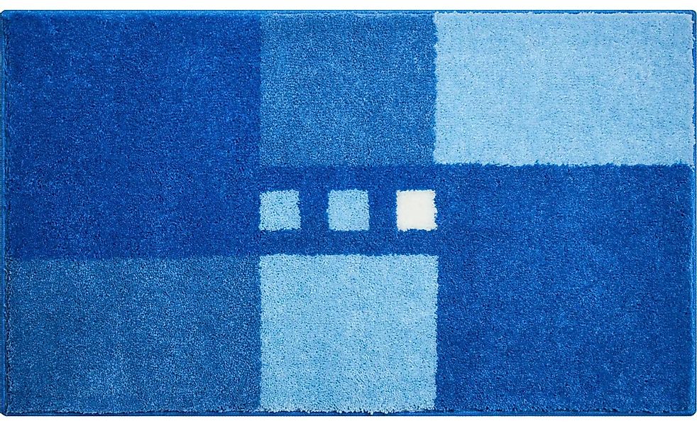 Grund Badematte   ¦ blau ¦ Synthetik ¦ Maße (cm): B: 60 H: 2 Badtextilien > günstig online kaufen